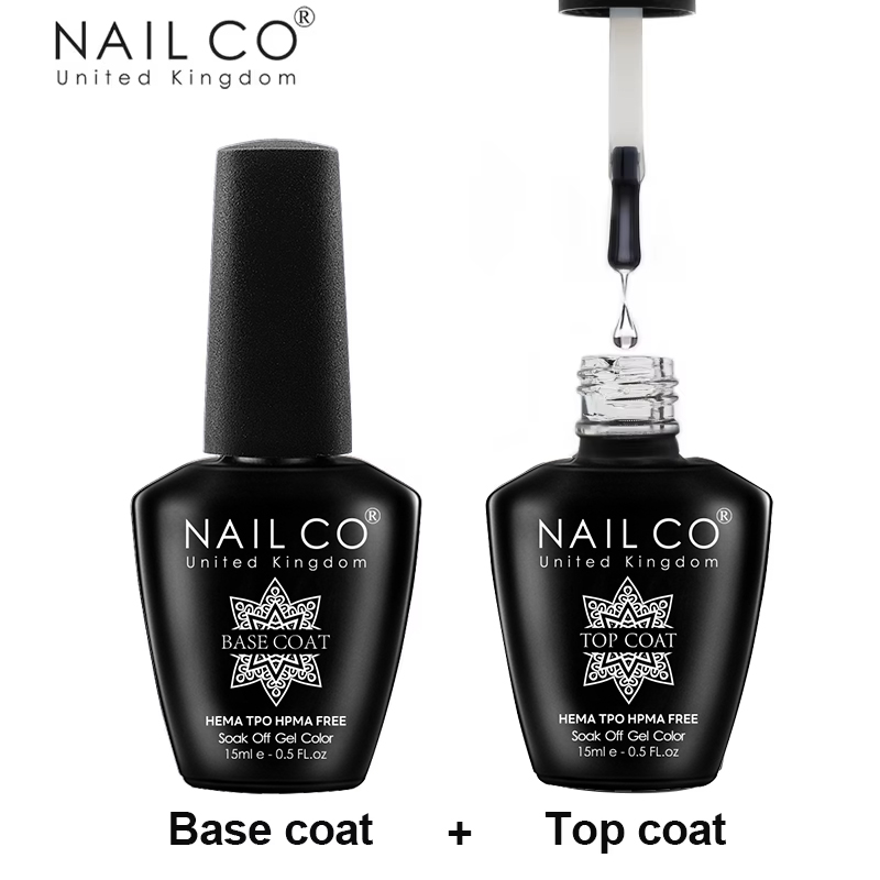 Nail Art One Piece - 네일코 15ml 탑코트 및 베이스코트 아트