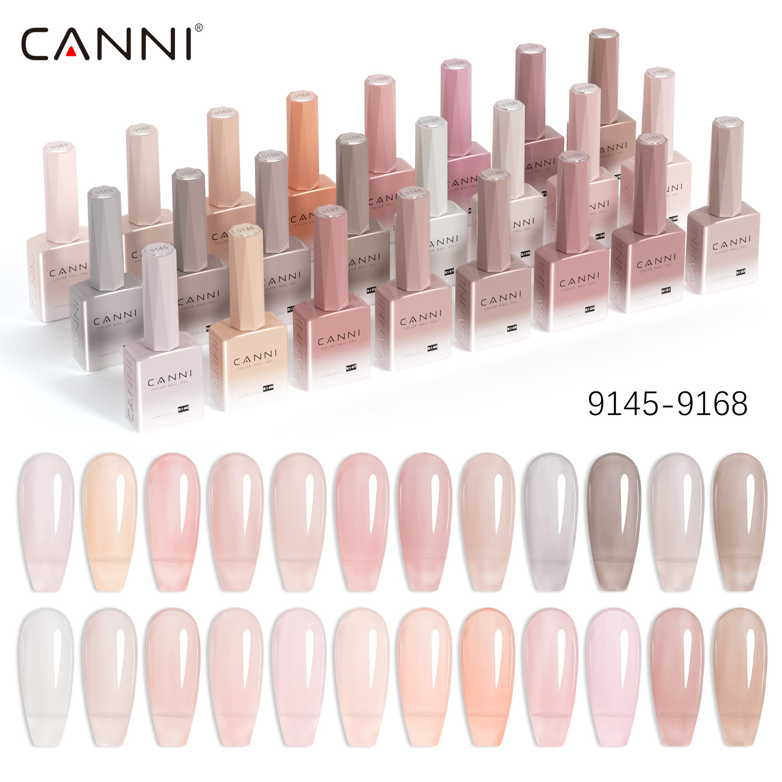 Nail Art One Piece - CC7 CANNI 네일 젤 폴리쉬 9ml
