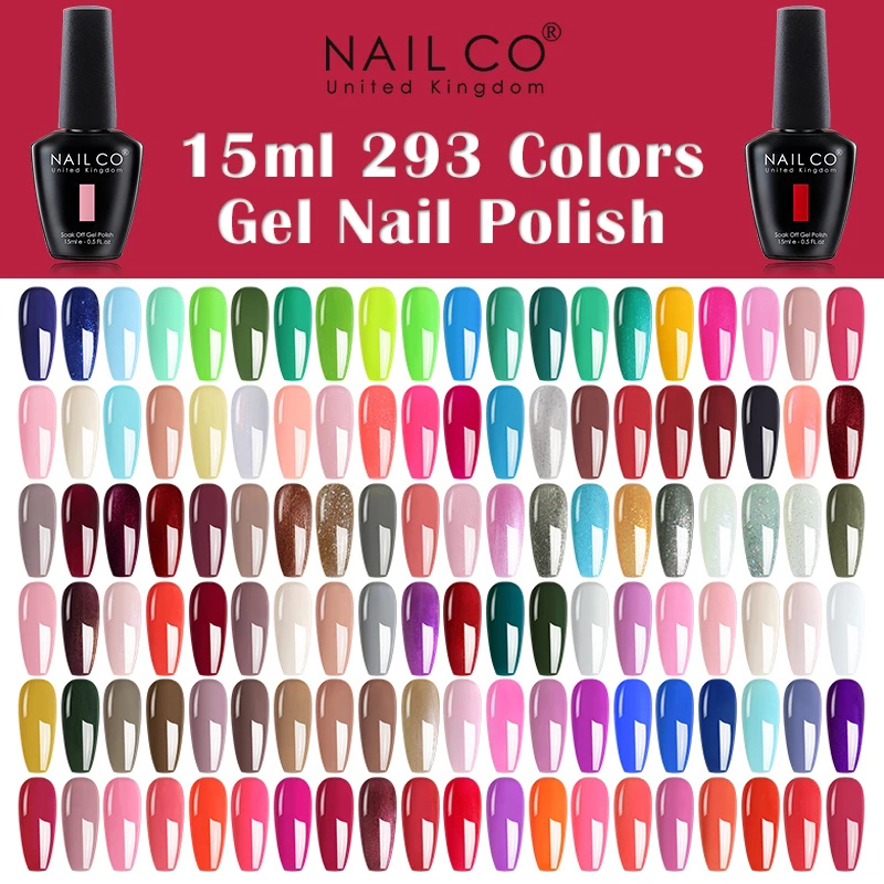 Nail Art One Piece - NAILCO 15ml 블랙 화이트 레드 핑크