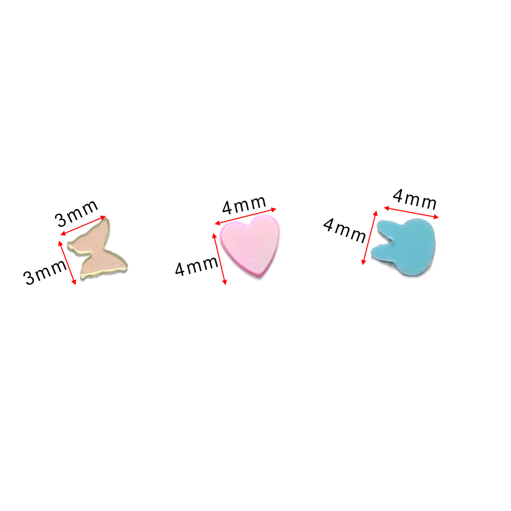 10g 나비 장식 조각 레이저 반짝이 장식 조각 에폭시 - Nail Art Overlay 리뷰 및 가격