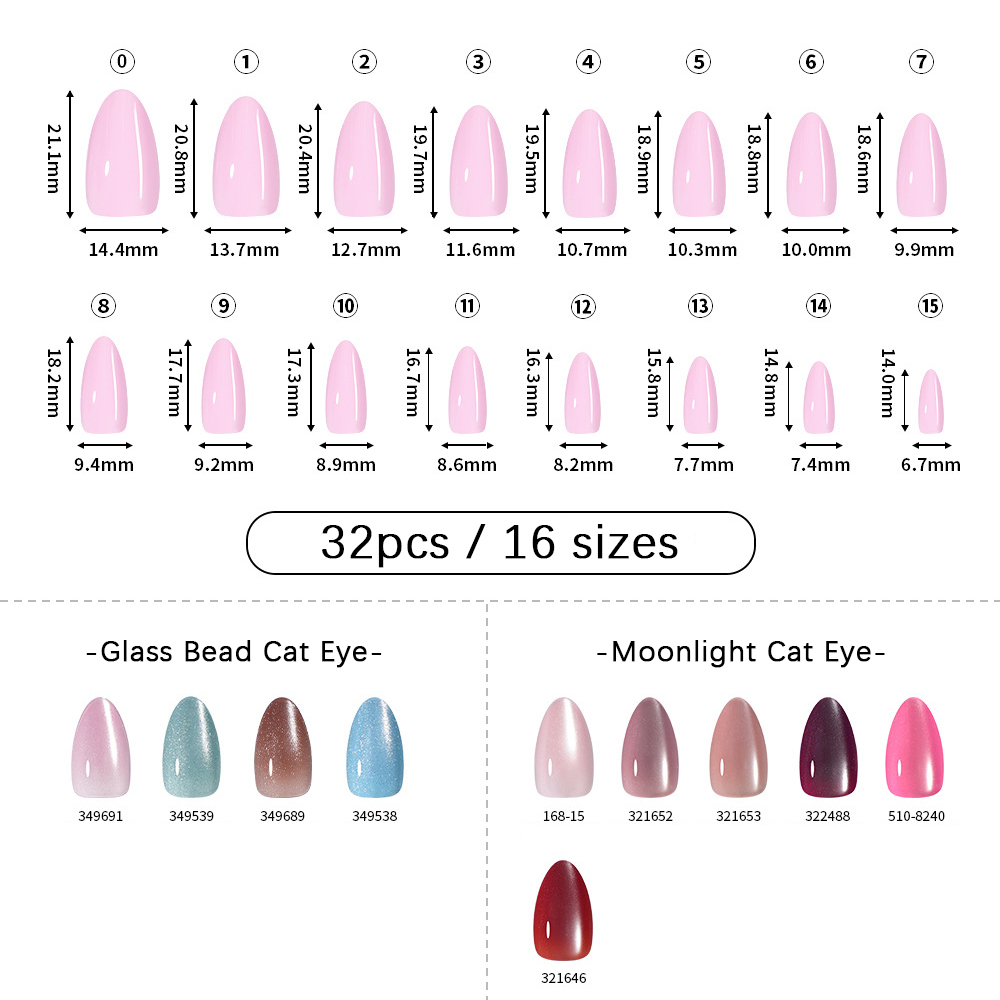 VITAGWX 32개 프레스온 네일 아몬드 네일 팁 페 - Nail Art Overlay 리뷰 및 가격