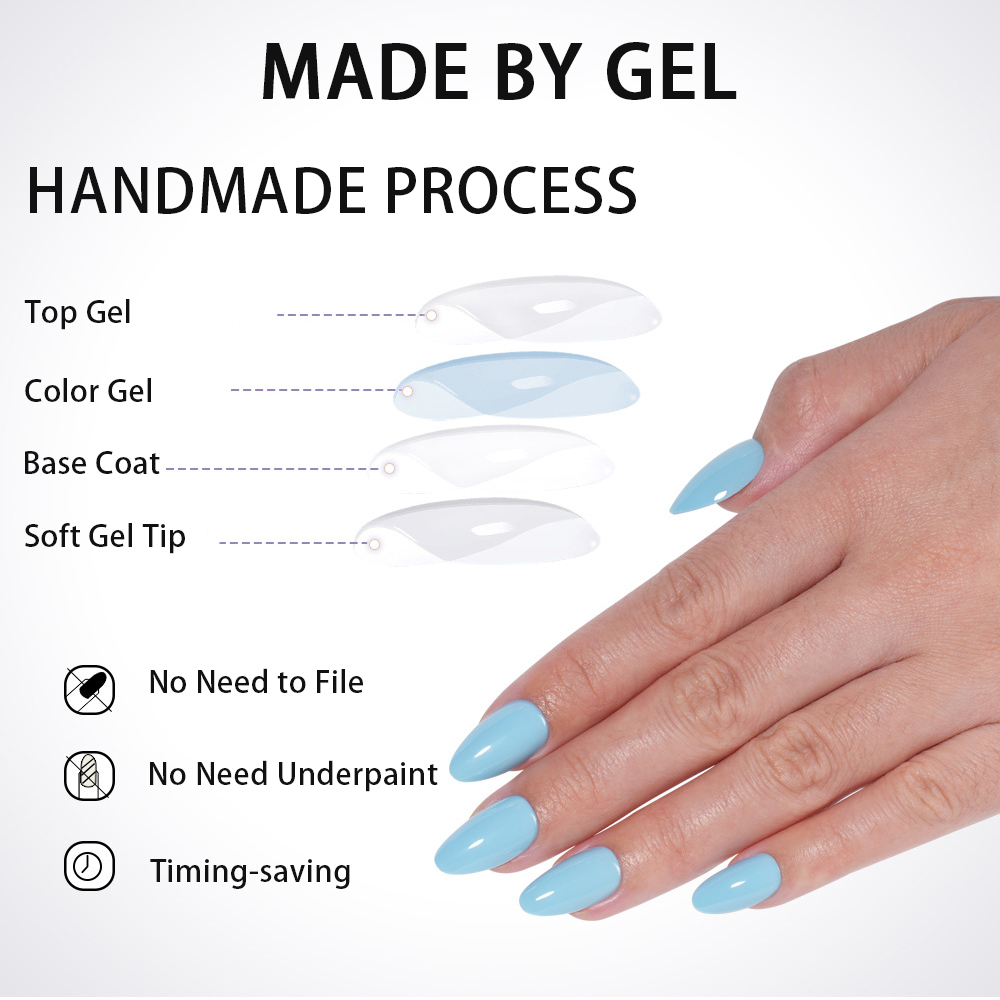 VITAGWX 32개 프레스온 네일 아몬드 네일 팁 페 - Nail Art Overlay 리뷰 및 가격