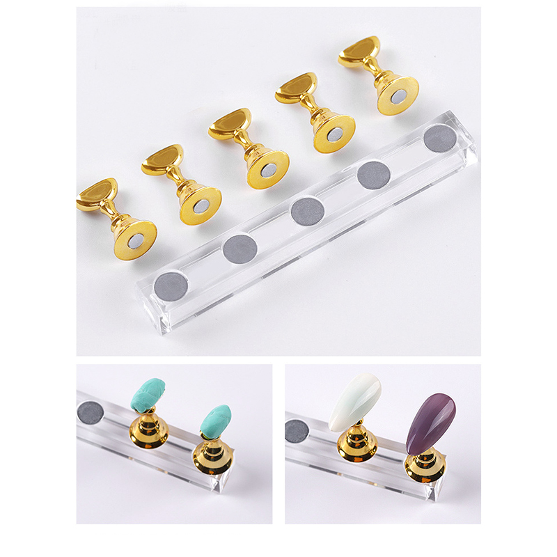 5/30 개/대 마그네틱 네일 홀더 틀린 손톱 팁 연습 - Nail Art Overlay 리뷰 및 가격