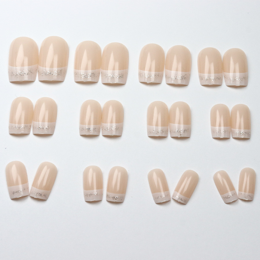 24개/세트 여성용 중간 사이즈 사각형 가짜 손톱, 누 - Nail Art Overlay 리뷰 및 가격
