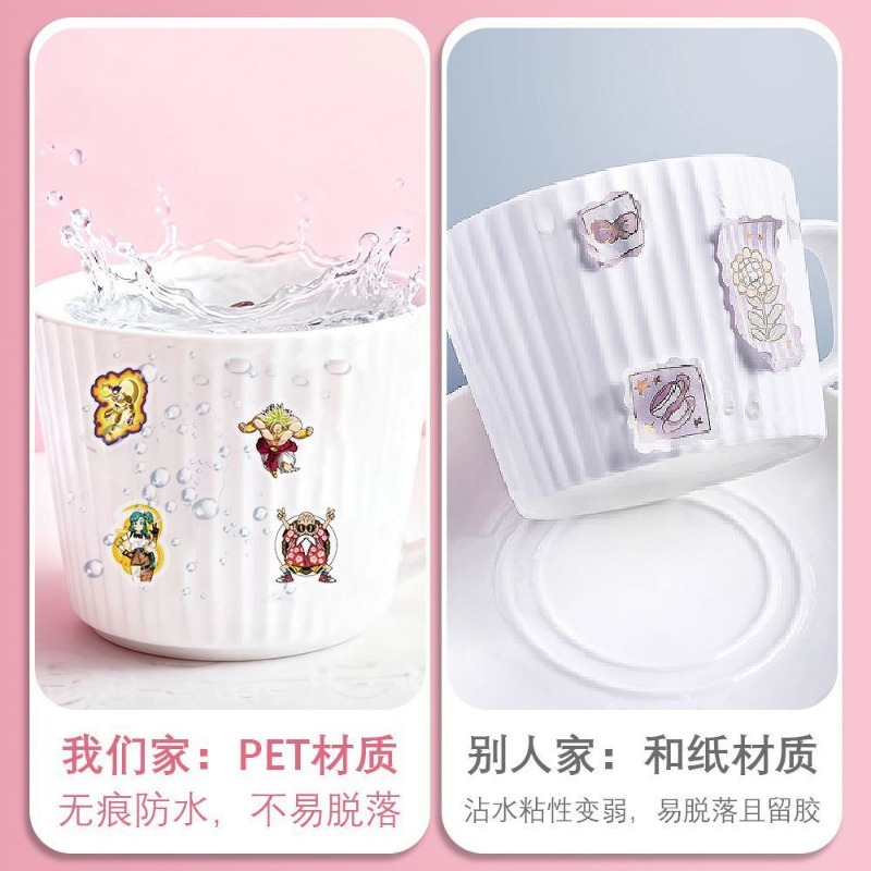 104개 드래곤볼 투명 스티커, 열혈 만화 애니메이션  - Nail Art One Piece 리뷰 및 가격