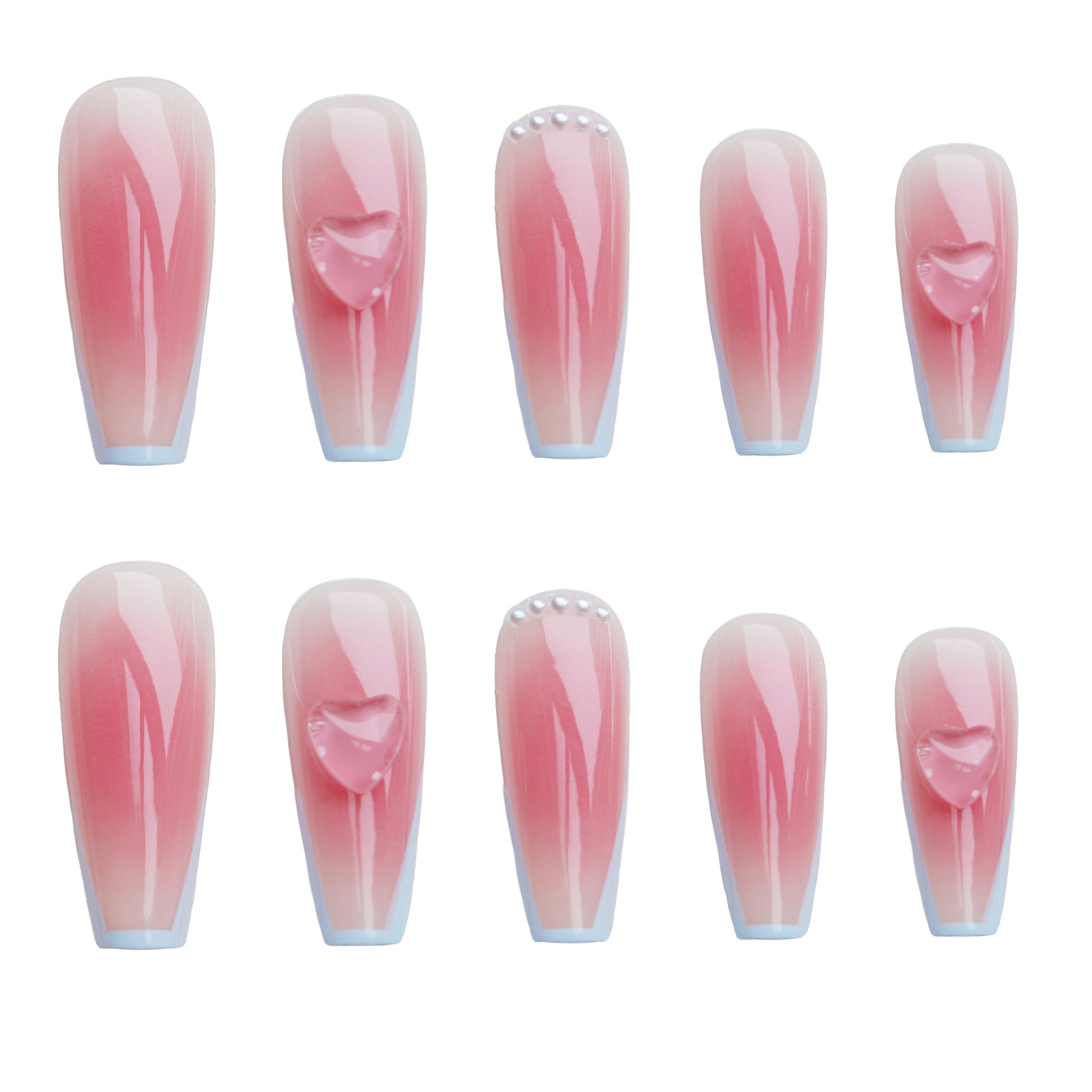 블러시 프랑스 T 롱 진주 나비 장식, 심리스 탈착식  - Nail Art France 리뷰 및 가격