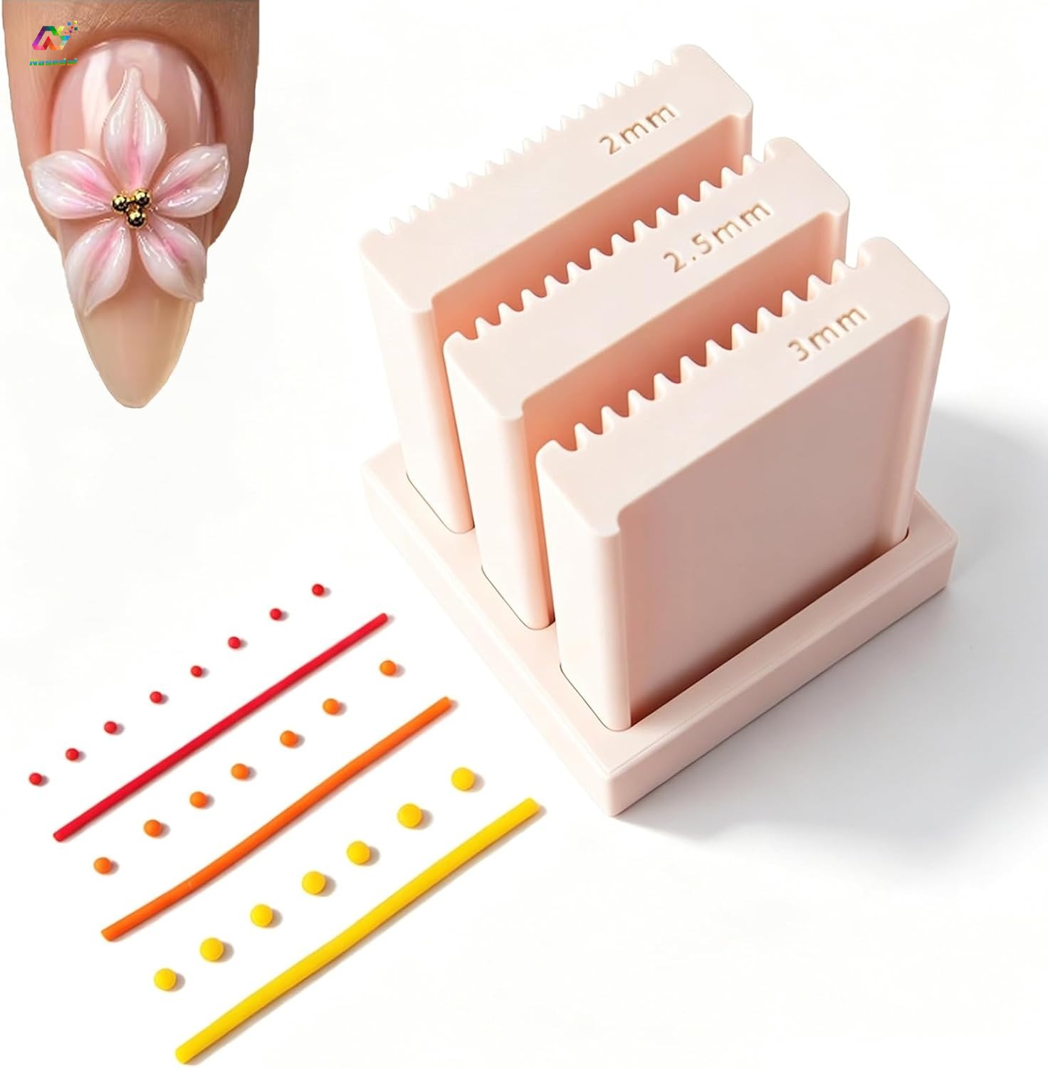 2-in-1 미니 클레이 볼 & 스트립 비드 롤러 -  - Nail Art Overlay 리뷰 및 가격